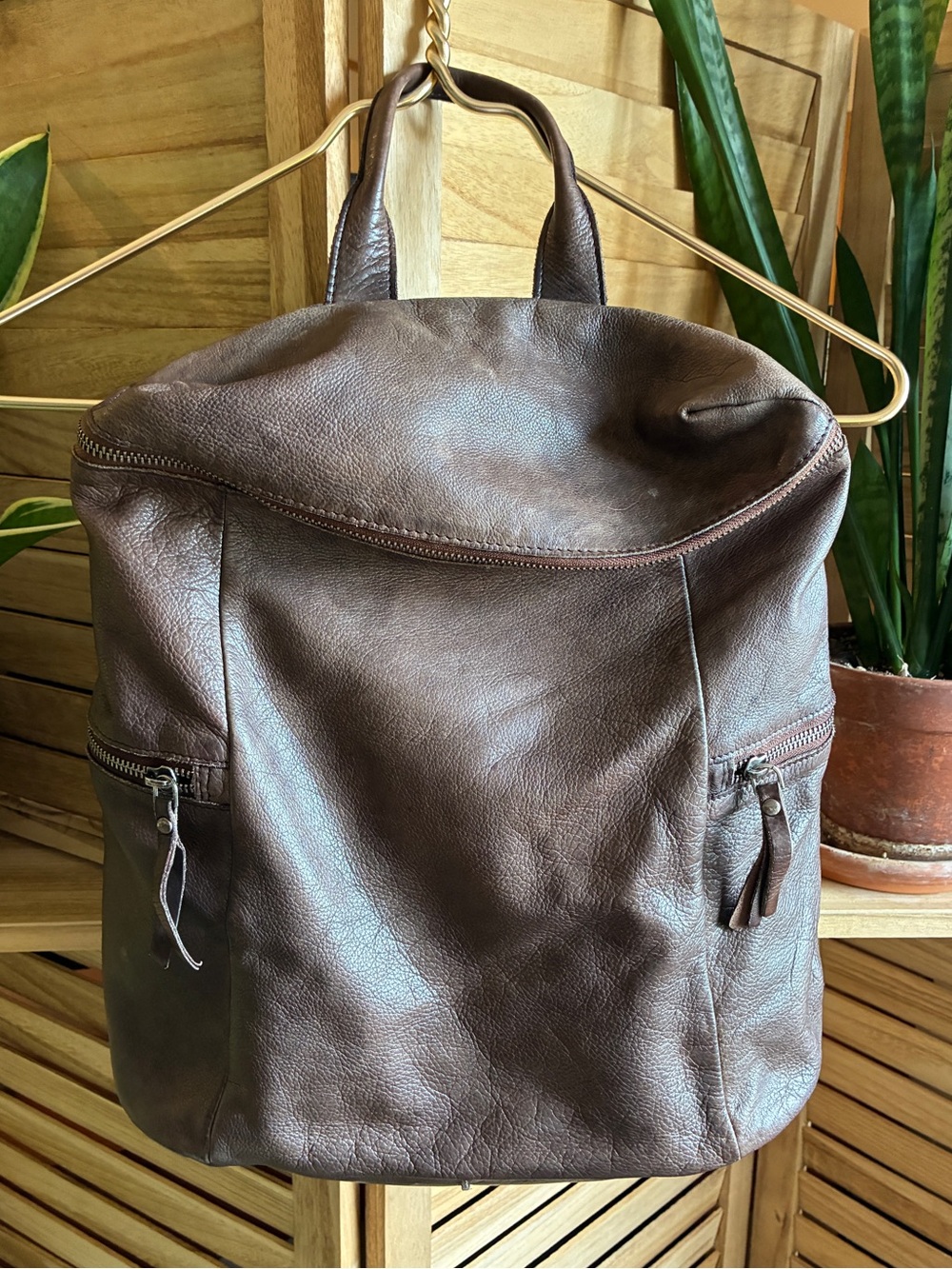 Valenca Holland Genuine Leather Backpack